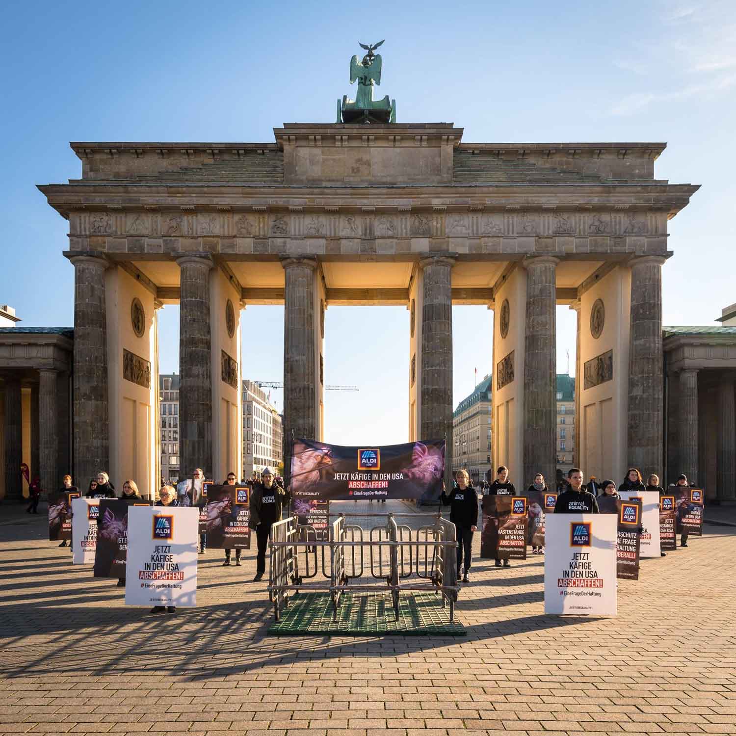 Aldi Germany Protest